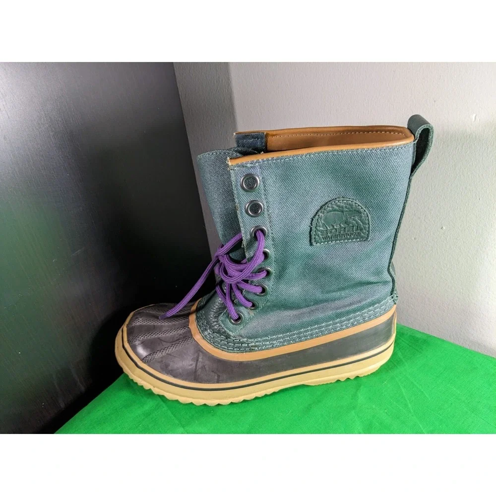 Sorel Premium Snow boots Waterproof Canvas Winter Boots NL1717 Womens US 7 - Picture 5 of 7